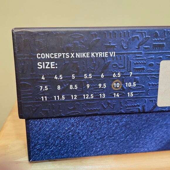 Nike X Concepts Kyrie 6 Kephri Pink Tint Guava Ice CU8879-600 Special Box Men 10 - Picture 8 of 8